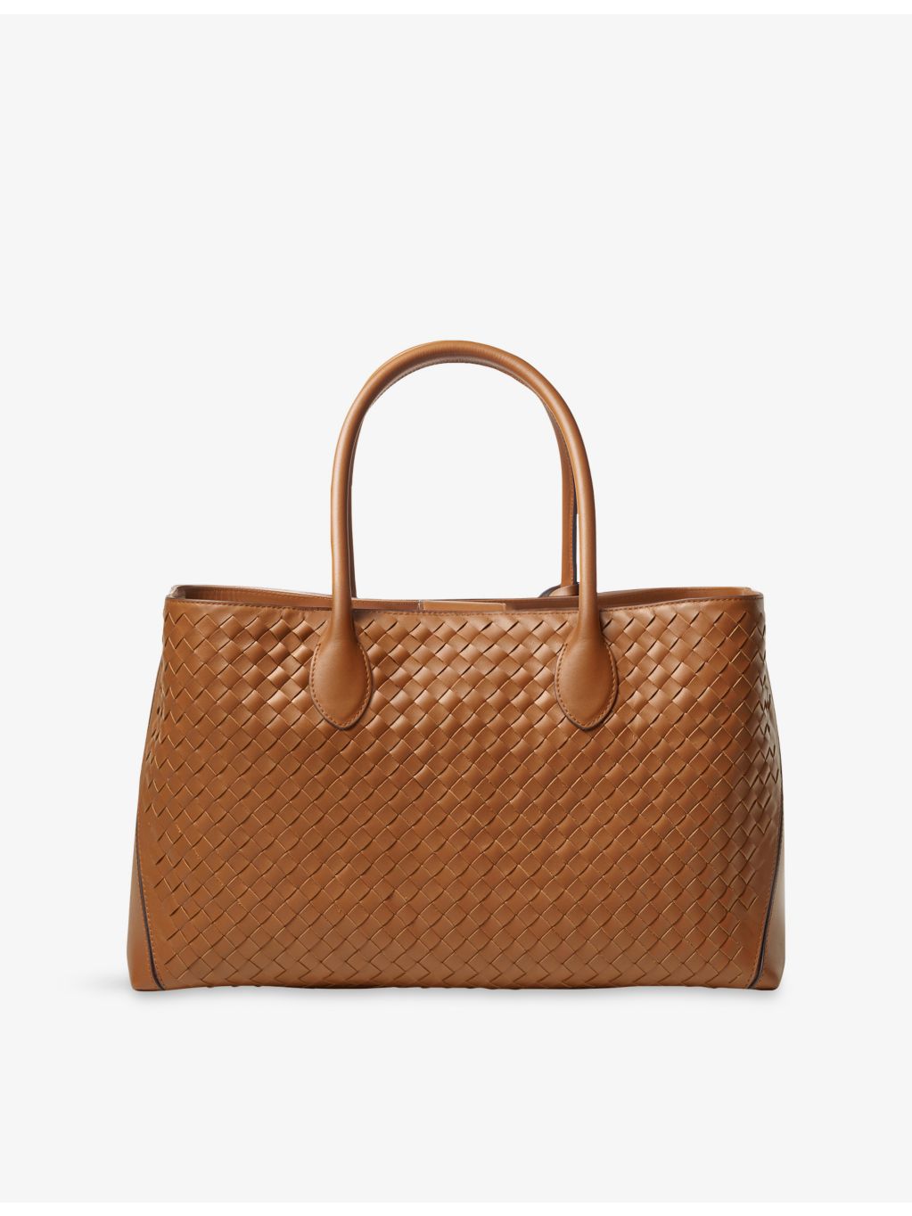Aspinal of London woven leather tote bag (British brand)