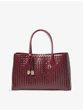 Aspinal of London leather tote bag with double handles - British product
