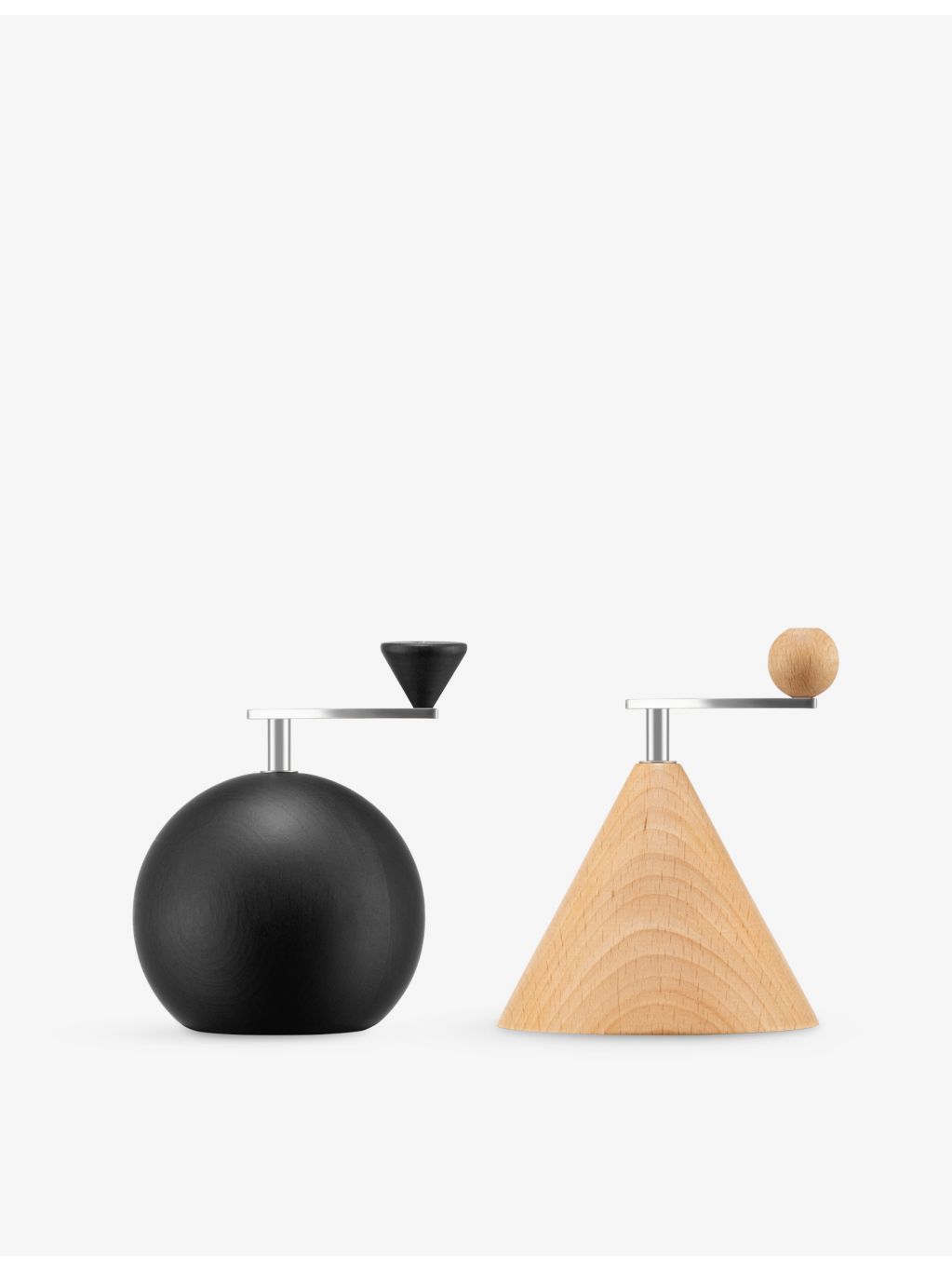 Bodum Nissen salt and pepper grinder set in wood, UK version
