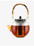 Bodum Assam bamboo handle tea press glass teapot (British brand)