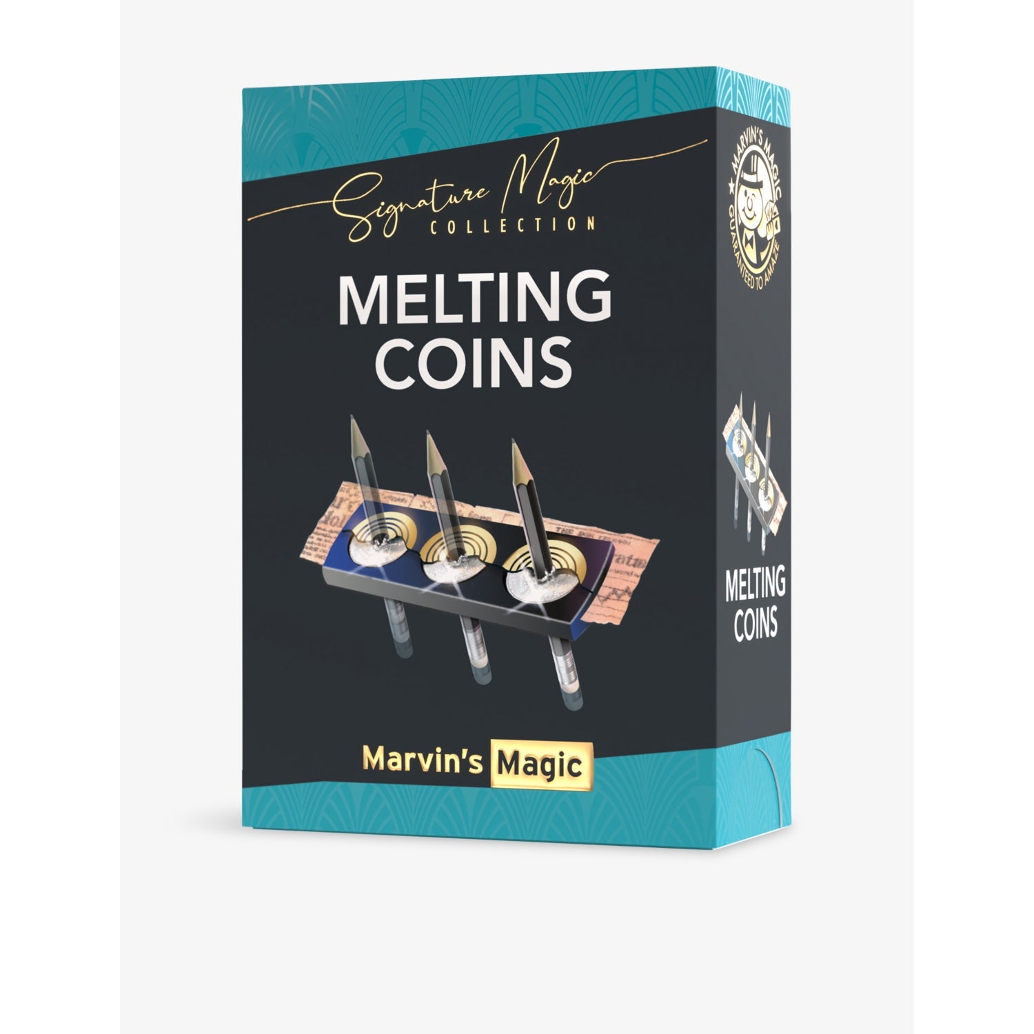 Marvin's Magic melting coins magic set, imported from the UK