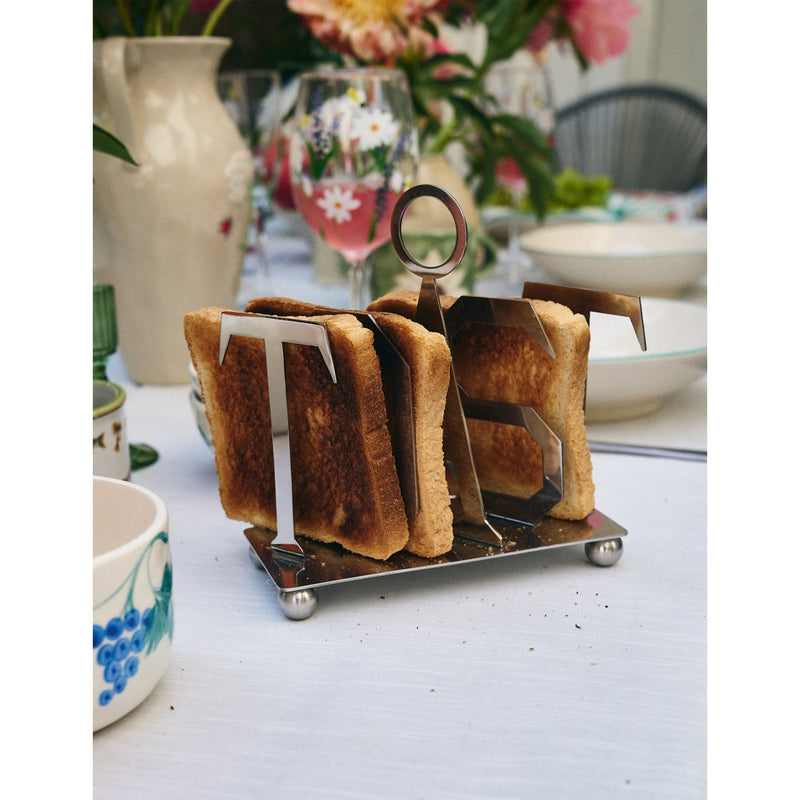 Anna Nina stainless steel toast rack 17cm - British product