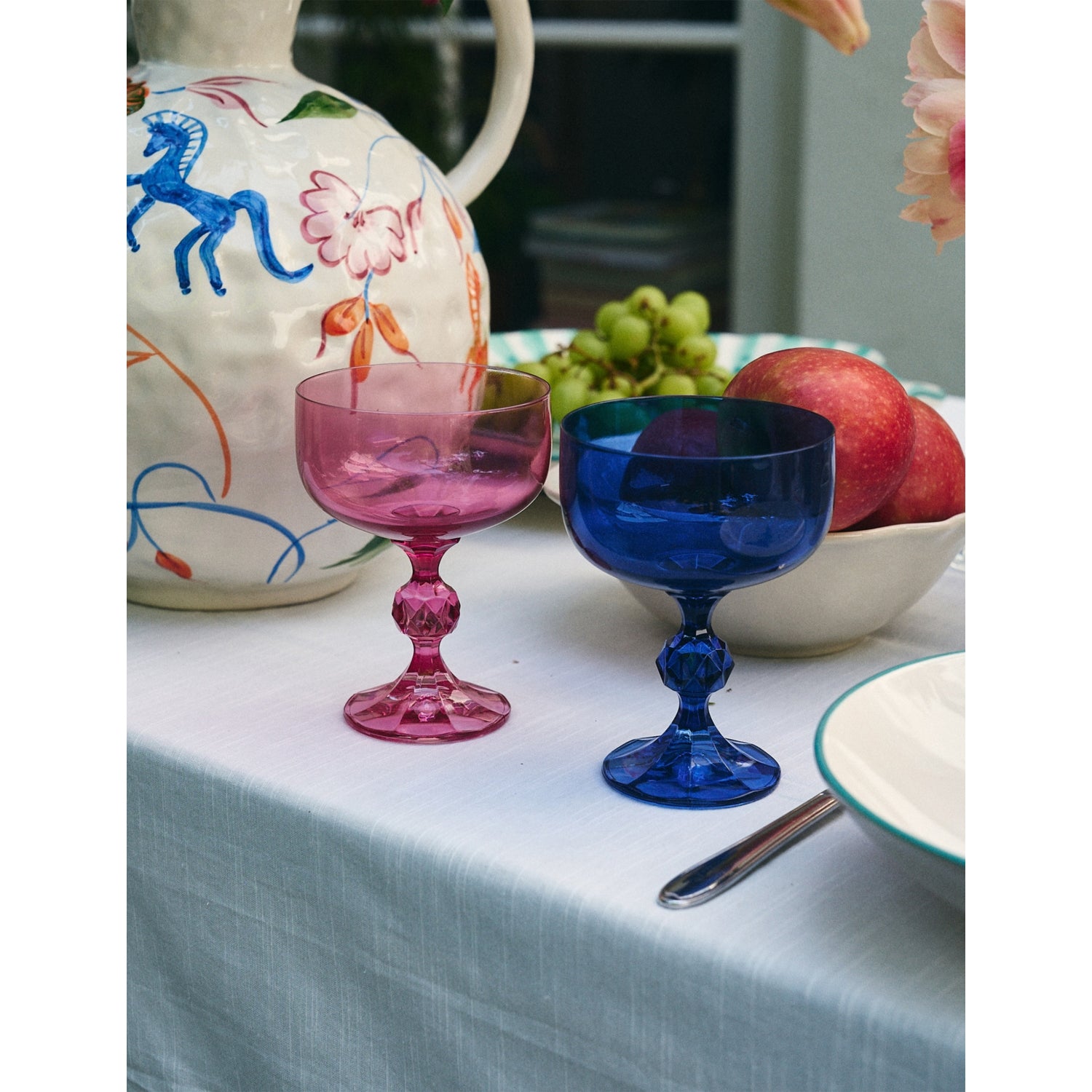 anna + nina Mare cocktail glasses set of two, imported from the UK