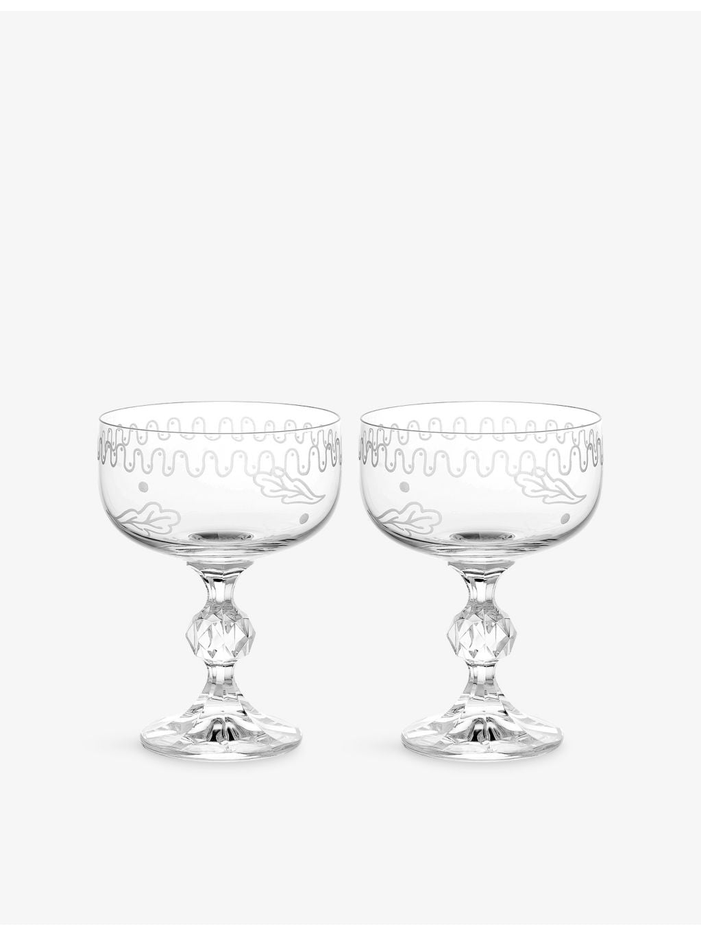 anna + nina Grapevine cocktail glasses set of two, UK version