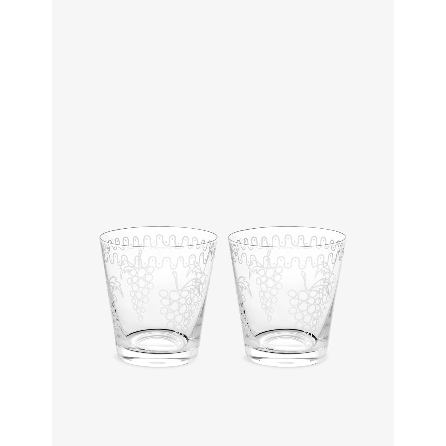 Anna Nina Grapevine water glasses set of two, UK version