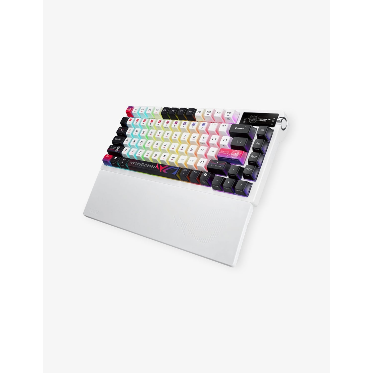 Asus ROG Azoth X 75% gaming keyboard with OLED display - British product