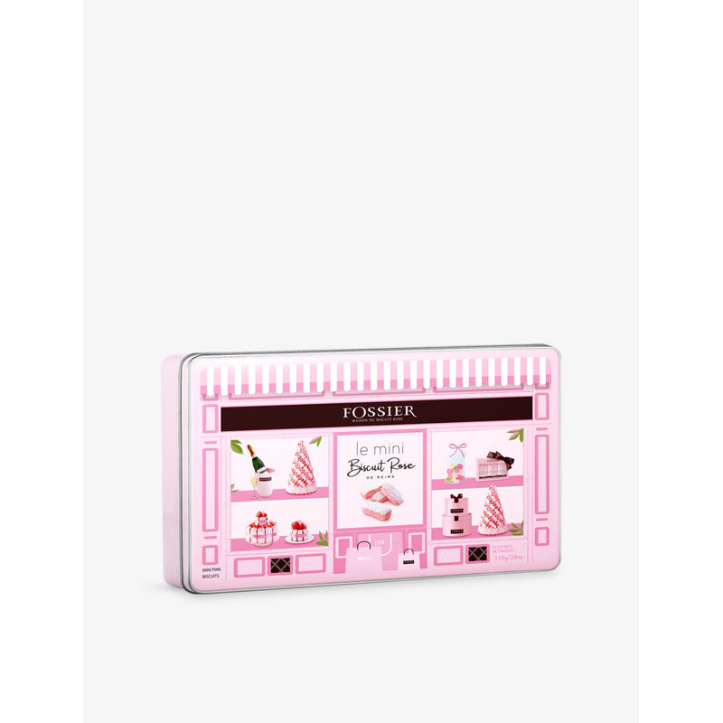 Maison Fossier Rose de Reims pink biscuits 110g tin (British brand)