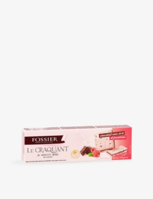 Maison Fossier raspberry chocolate biscuit twins 170g, UK version