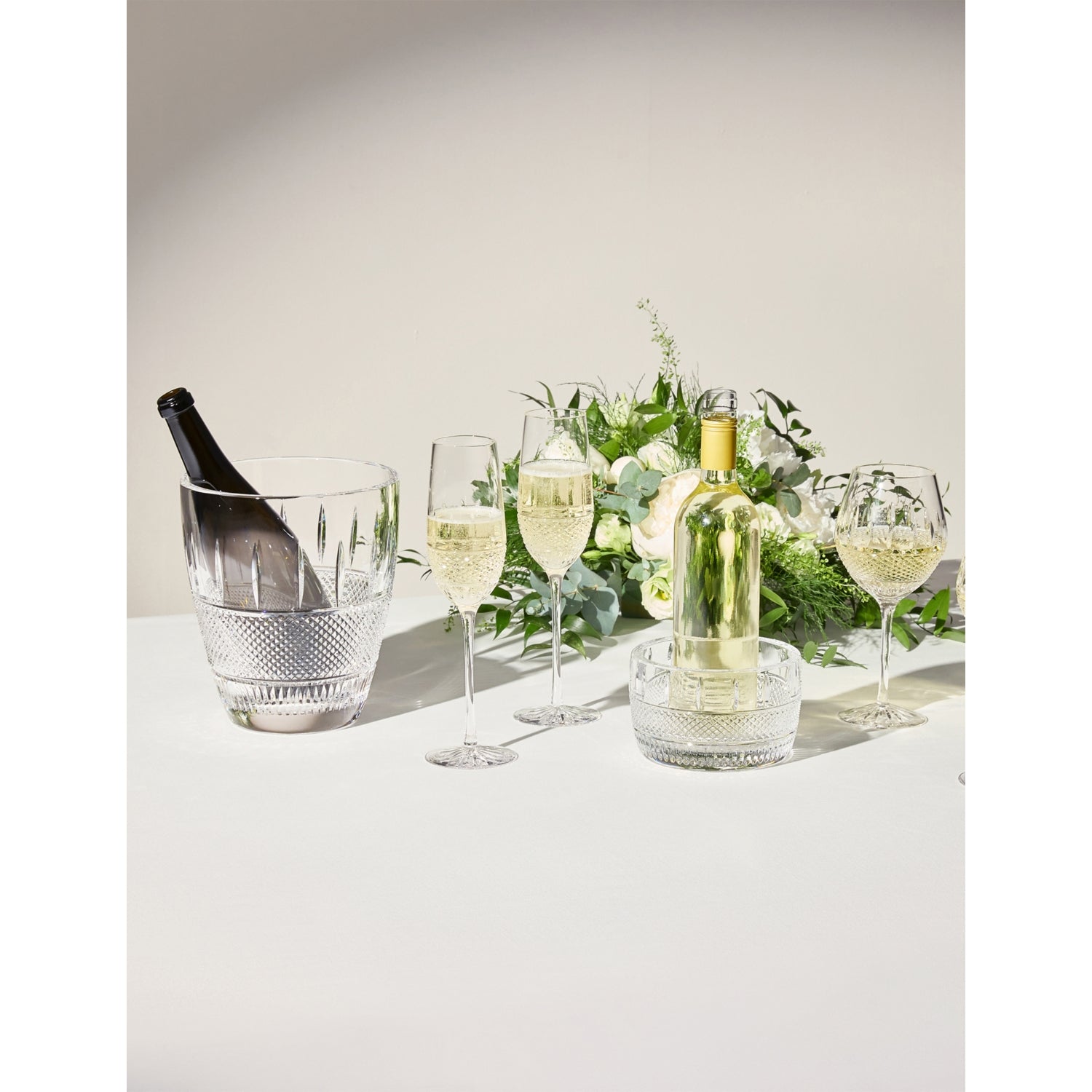 Waterford crystal champagne cooler Irish Lace 22cm, UK version