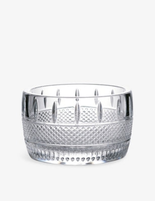 Waterford crystal bottle coaster Irish Lace Rose 14cm, imported from the UK