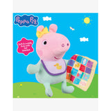 Peppa Pig Evie soft toy 23cm with blanket, UK version
