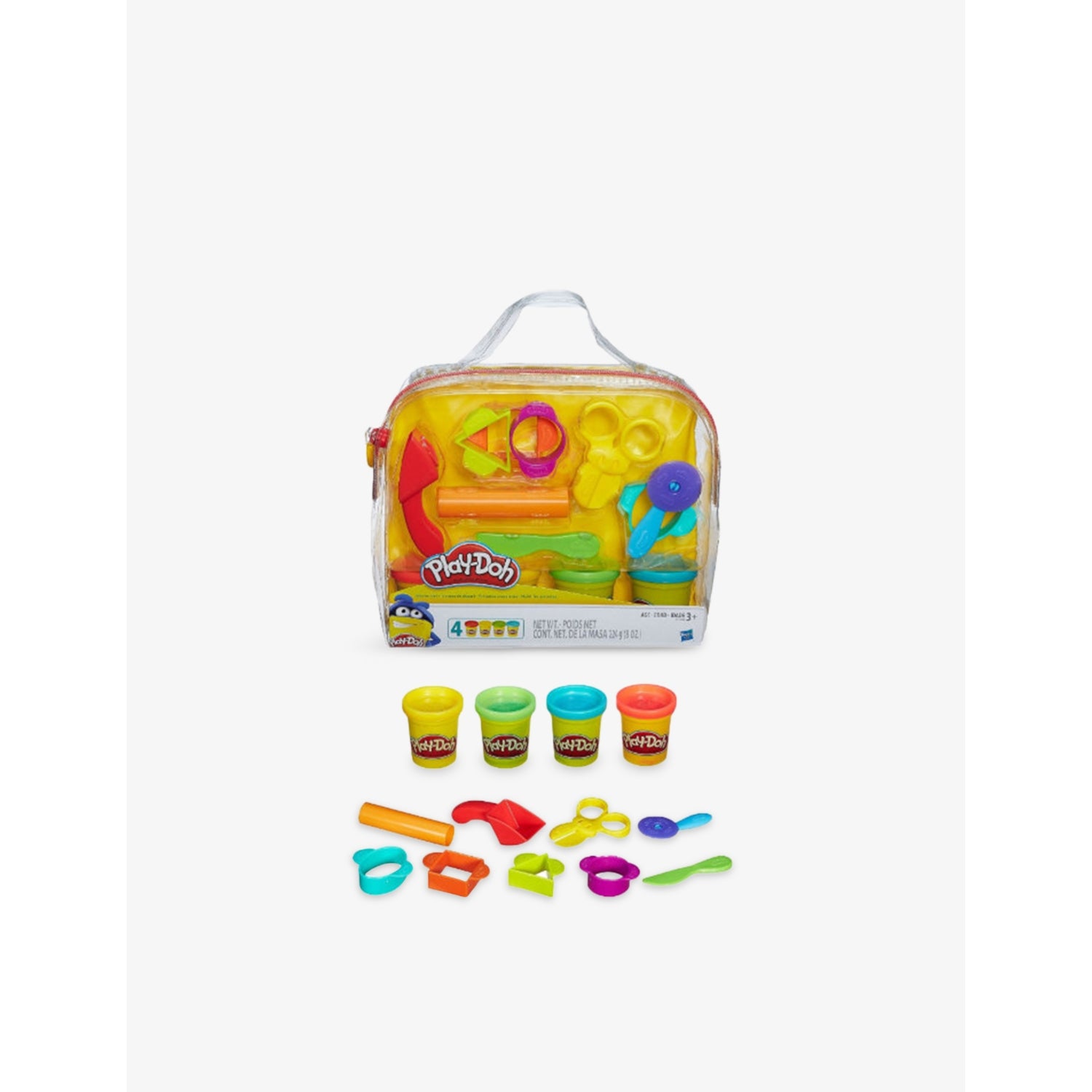 Play-Doh Starter Set with four tubs and accessories, UK version