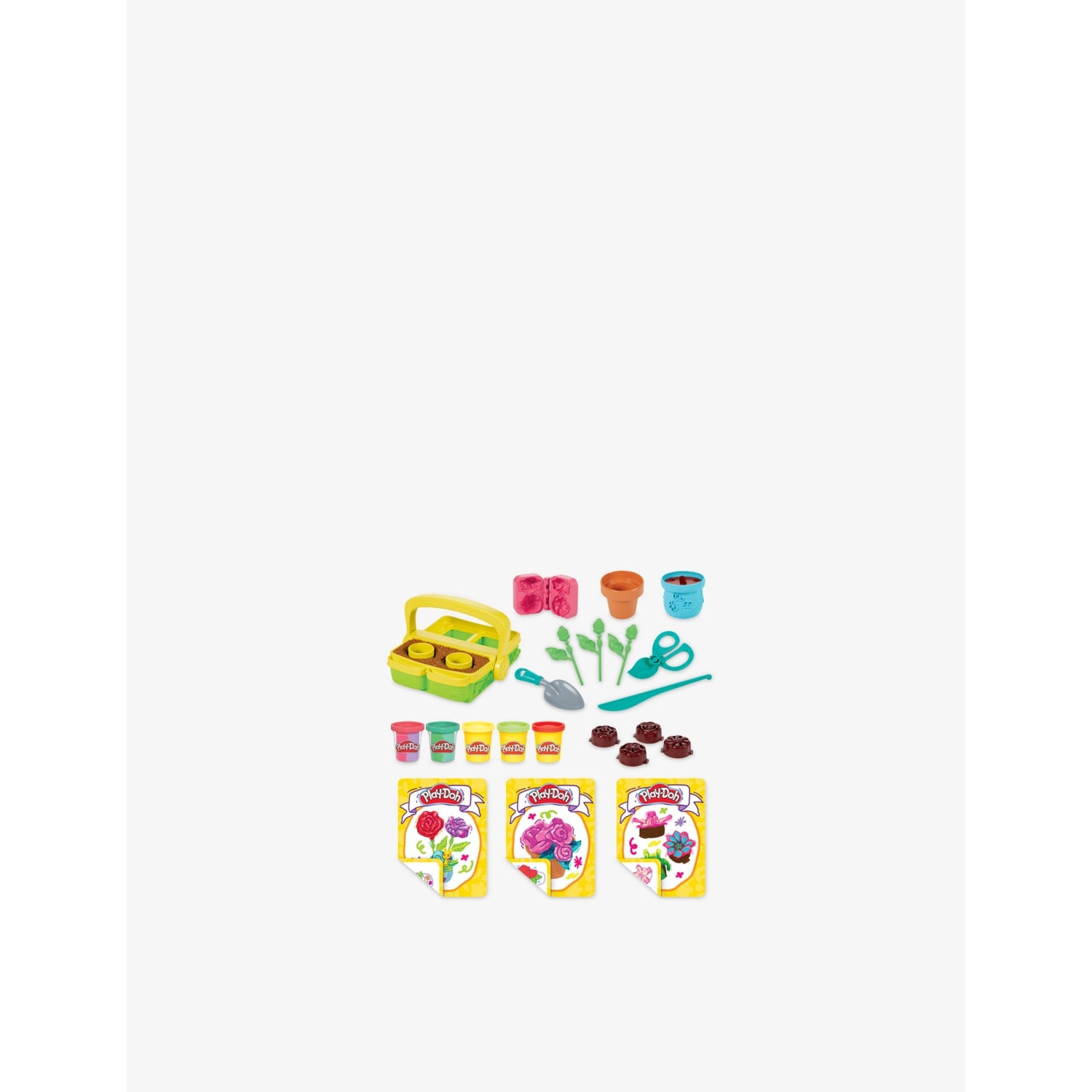 Play-Doh Blooming Flowers playset, imported from the UK