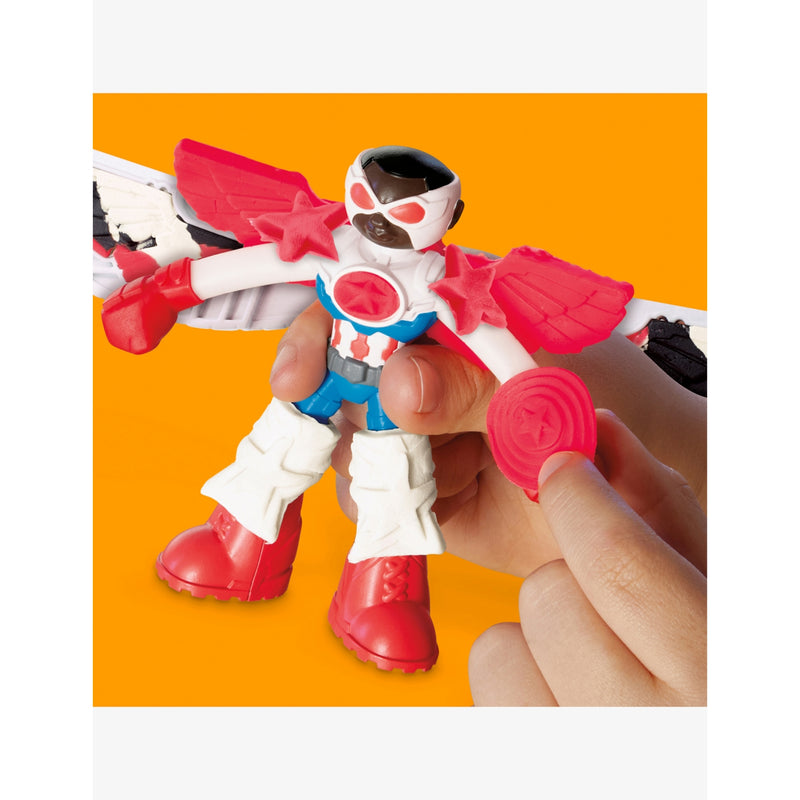 Play-Doh Captain America Moto-Slicer playset with action figure, imported from the UK