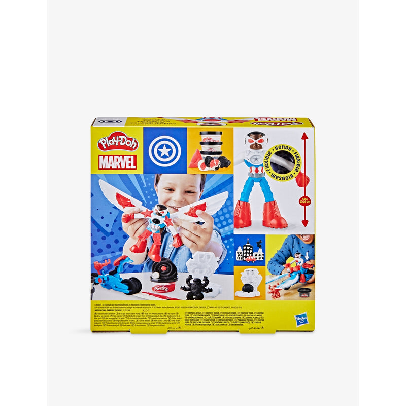 Play-Doh Captain America Moto-Slicer playset with action figure, imported from the UK