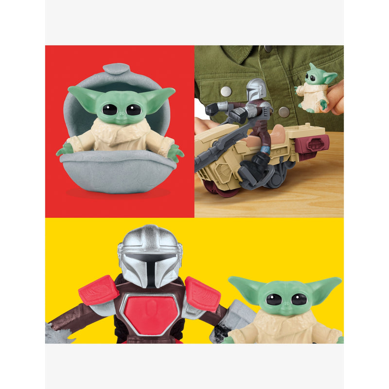 Play-Doh Mandalorian Speeder playset with Grogu (British brand)