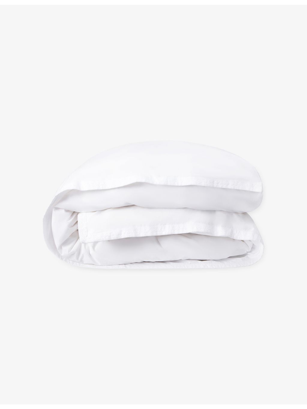 The White Company embroidered cotton duvet cover, imported from the UK