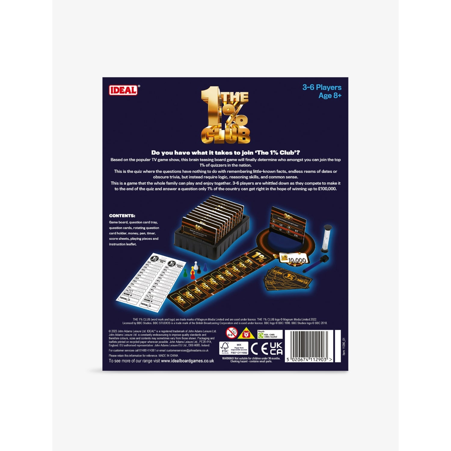 The 1% Club board game for 3-6 players (British brand)
