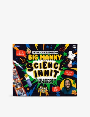 Big Manny Science Innit experiment kit with 20+ pieces - British product