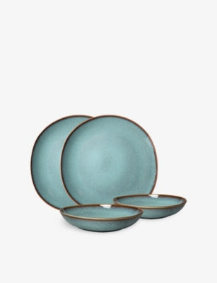 Villeroy & Boch Lave four-piece earthenware dinner set - British product
