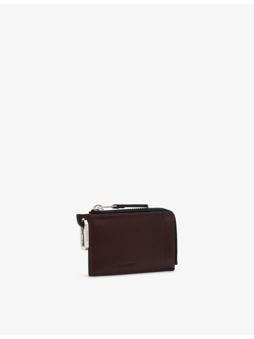 AllSaints Remy leather wallet compact zip design - British product