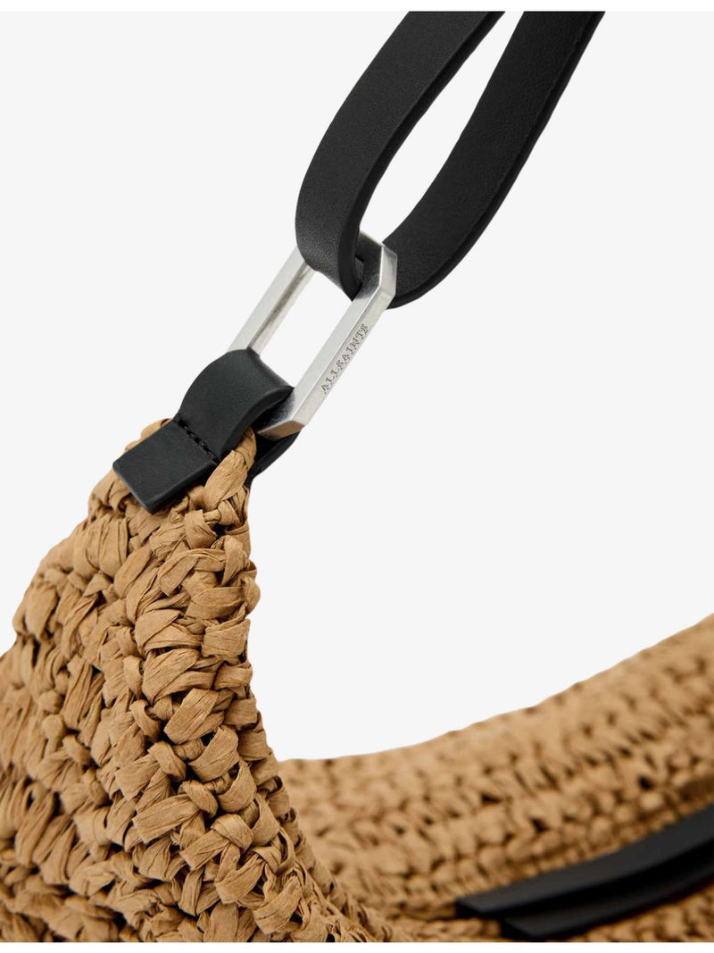 AllSaints Luna Micro paper shoulder bag (British brand)