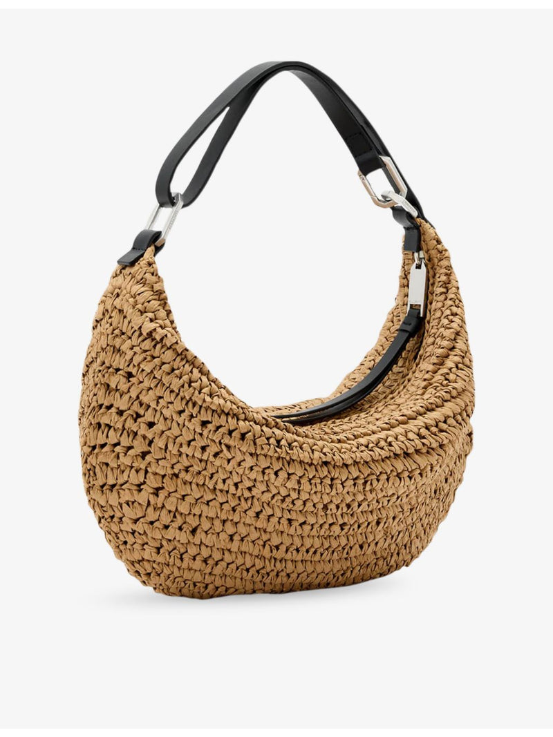 AllSaints Luna Micro paper shoulder bag (British brand)