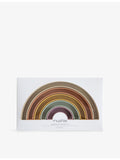 Mushie Frigg rainbow stacking toy five arches (British brand)