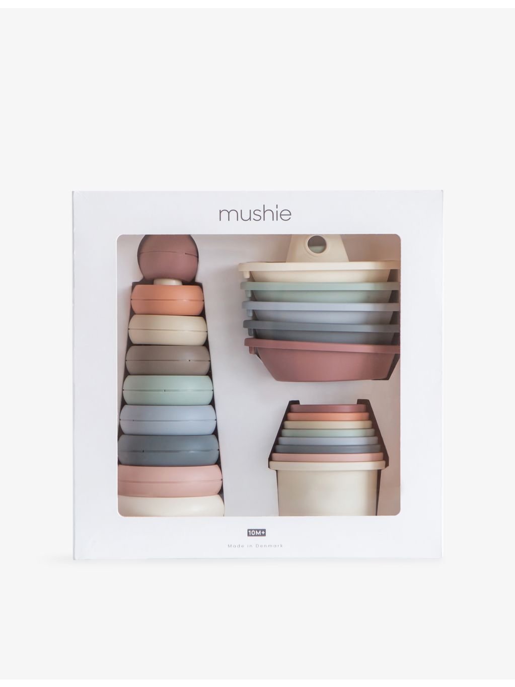 Mushie silicone gift set multicoloured - British product