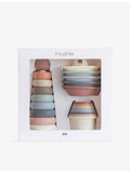 Mushie silicone gift set multicoloured - British product
