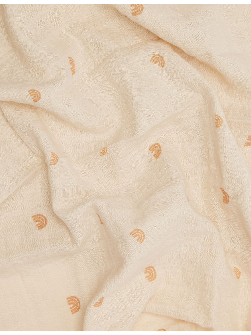 Mushie printed cotton muslin cloths pack of three 59cm (British brand)