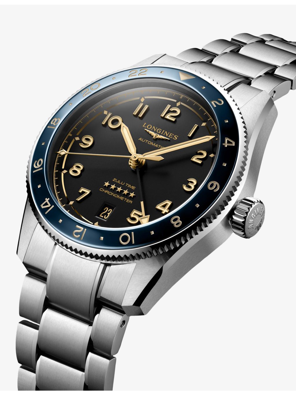 Longines Spirit Zulu Time automatic watch 39mm - British product