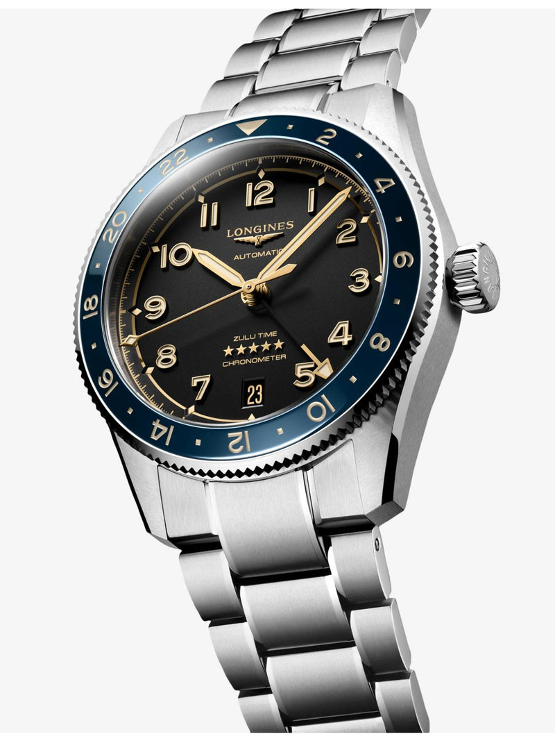 Longines Spirit Zulu Time automatic watch 39mm - British product