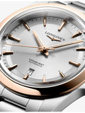 Longines Conquest automatic watch 30mm rose gold cap (British brand)