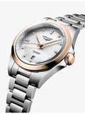 Longines Conquest rose gold automatic watch 30mm (British brand)