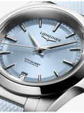 Longines Conquest stainless steel automatic watch 34mm rubber strap, UK version