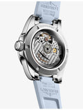 Longines Conquest stainless steel automatic watch 34mm rubber strap, UK version