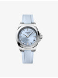 Longines Conquest stainless steel automatic watch 34mm rubber strap, UK version