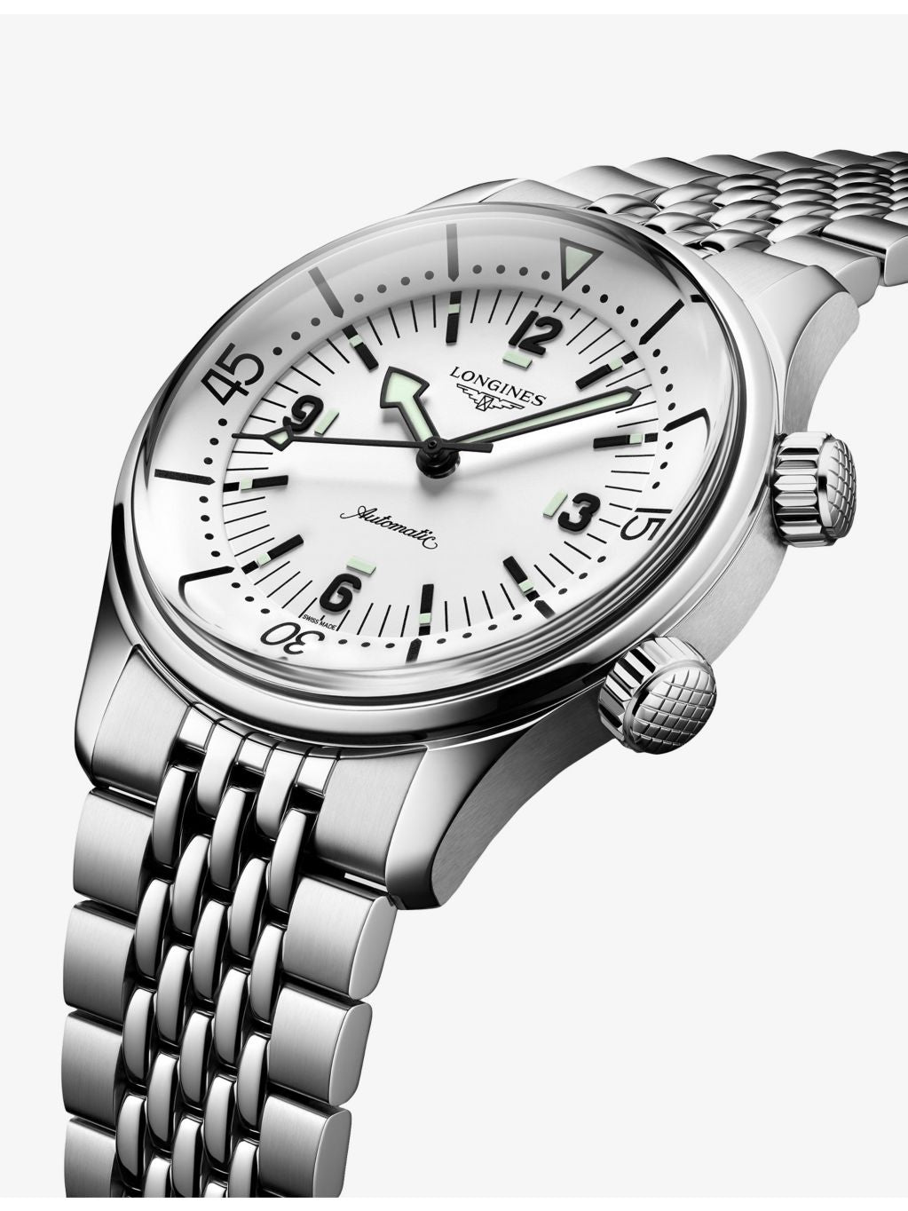 Longines Legend Diver stainless steel automatic watch 39mm, imported from the UK