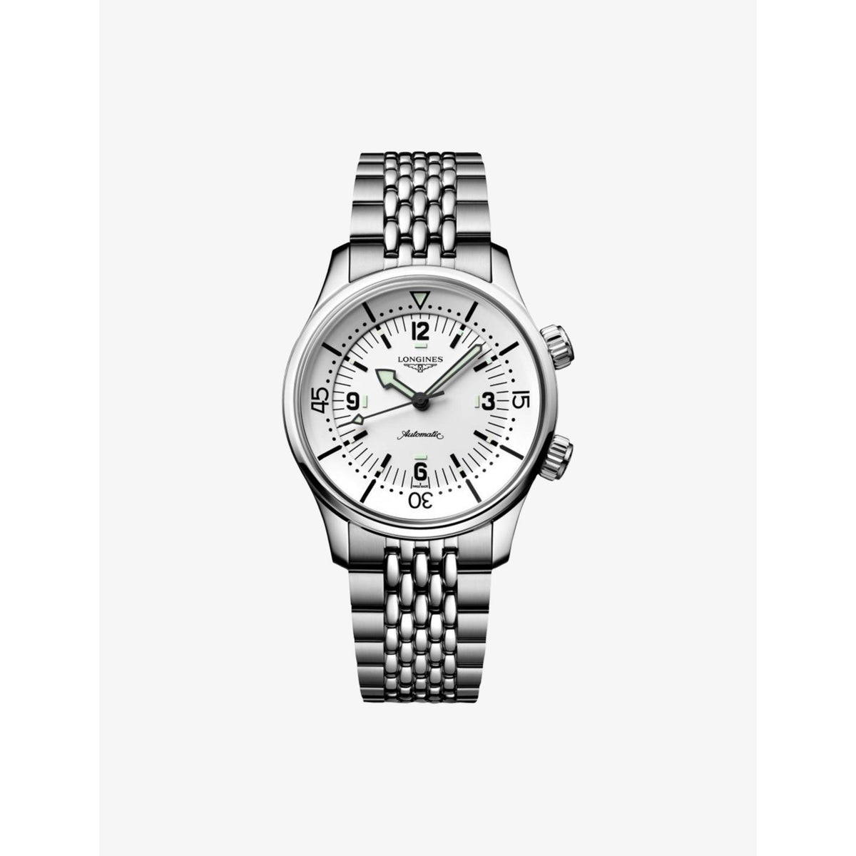 Longines Legend Diver stainless steel automatic watch 39mm, imported from the UK