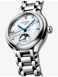 Longines PrimaLuna Moonphase automatic watch with diamond dial (British brand)