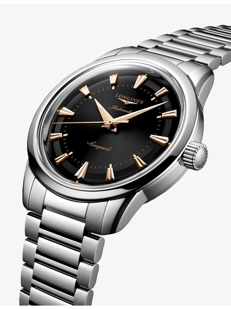 Longines Conquest Heritage automatic watch 38mm (British brand)
