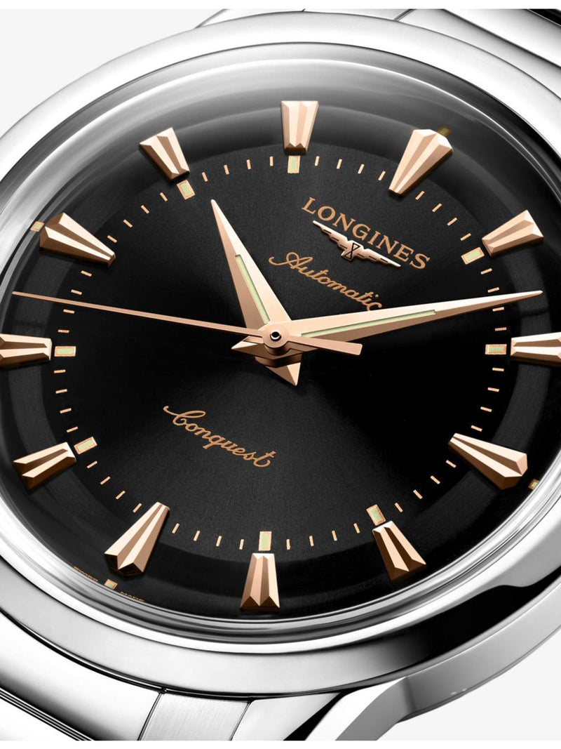 Longines Conquest Heritage automatic watch 38mm (British brand)