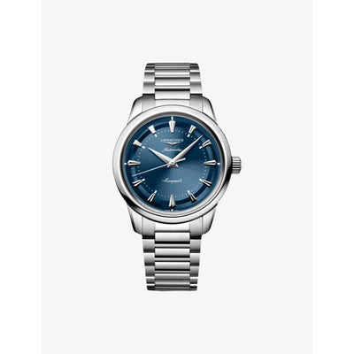 selfridges Longines Conquest Heritage Stainless Steel Automatic Watch- Buy online at McGrocer