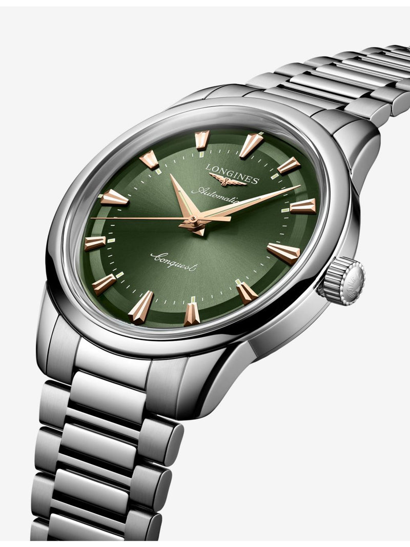 Longines Conquest Heritage automatic watch 40mm, imported from the UK