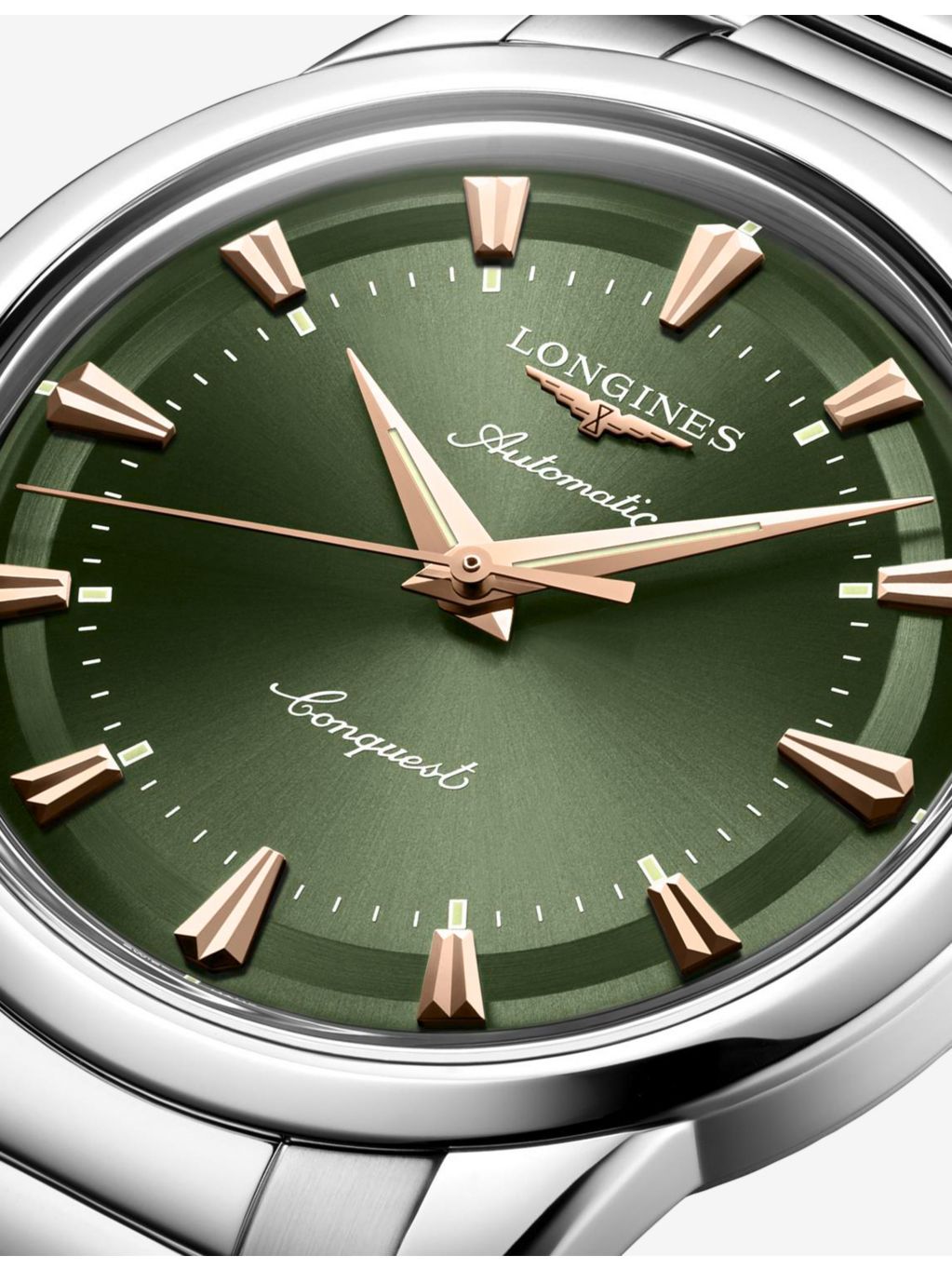 Longines Conquest Heritage automatic watch 40mm, imported from the UK