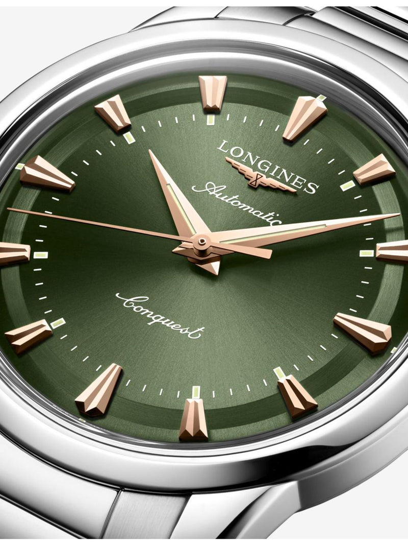 Longines Conquest Heritage automatic watch 40mm, imported from the UK