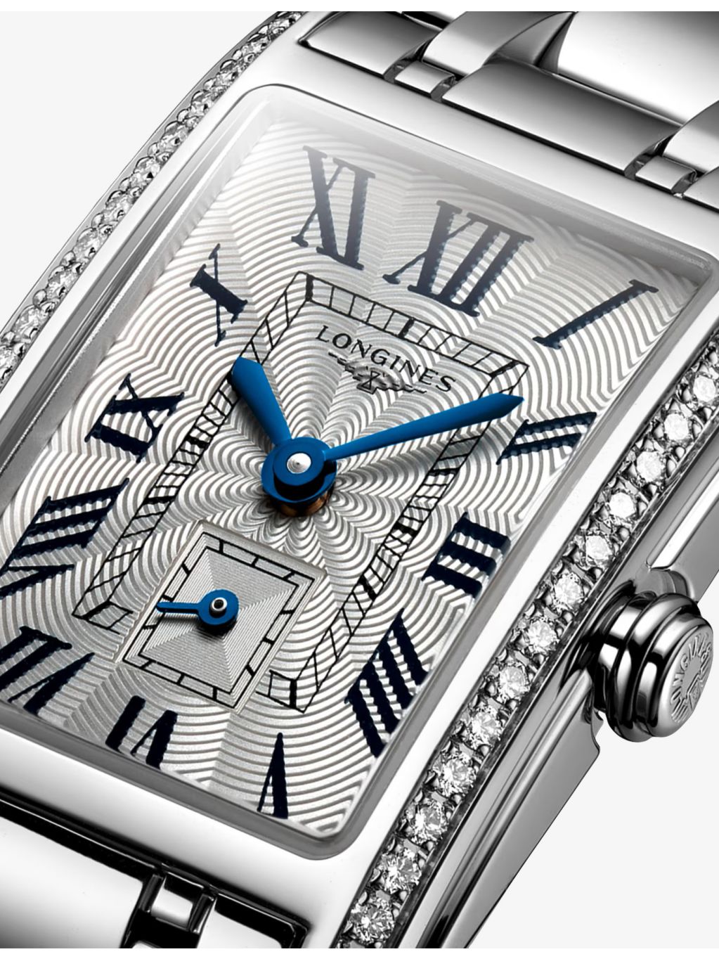 Longines DolceVita stainless steel diamond watch 0.386ct - British product