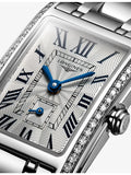 Longines DolceVita stainless steel diamond watch 0.386ct - British product