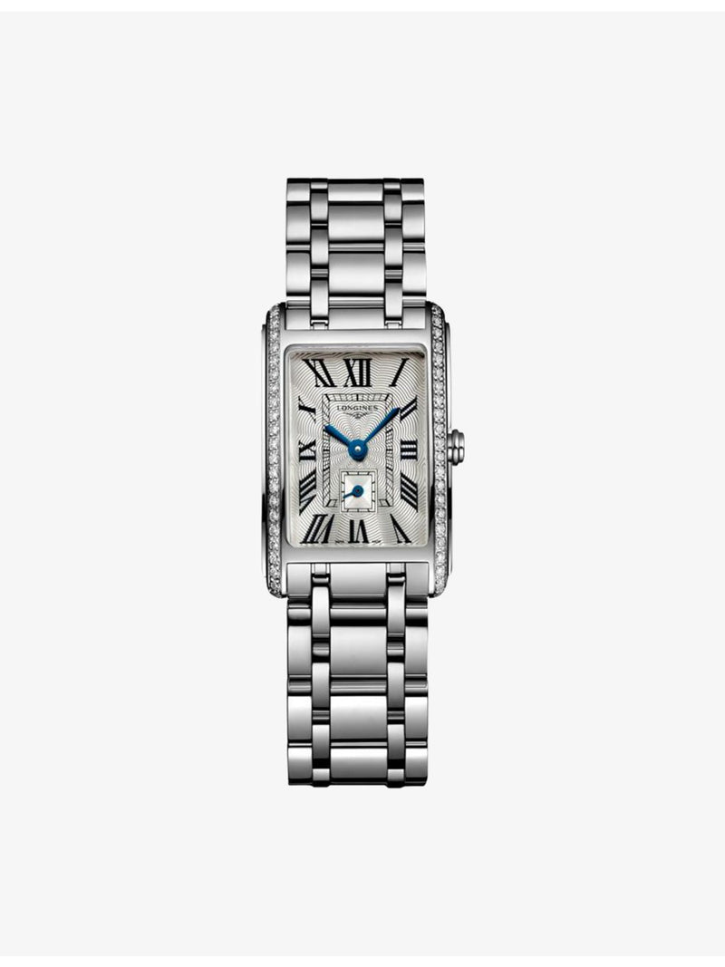 Longines DolceVita stainless steel diamond watch 0.386ct - British product